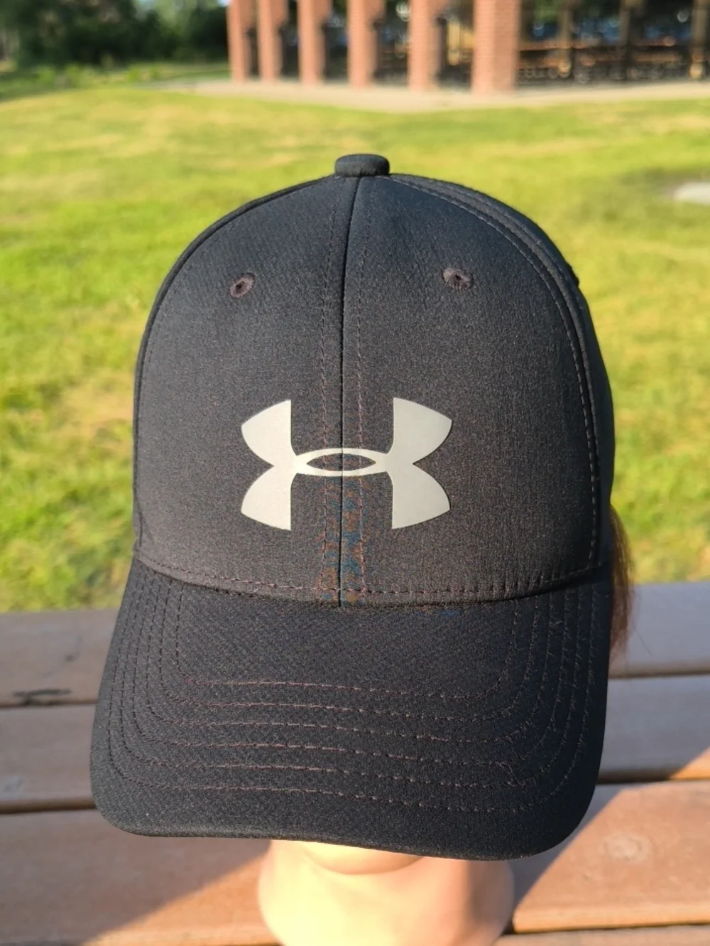 Under Armour Printed Logo Fitted Youth Hat Cap S-M